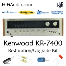 Kenwood KR-7400 rebuild restoration recap upgrade kit repair filter capacitor