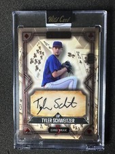 2024 Wild Card 5 Card Draw Tyler Schweitzer 1/1 Auto Red Border