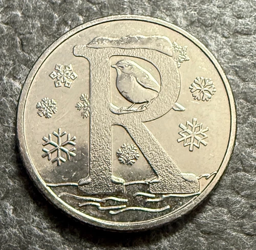 2018 Alphabet 10p Coin Ten Pence - Letter R (Robin) Circulated