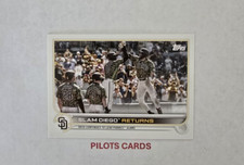 (ITEM B500) SLAM DIEGO RETURNS - 2022 TOPPS #125 (TATIS/PROFAR/PHAM/CRONENWORTH)