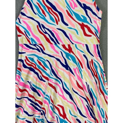 Wonder Nation Girls' XL Sleeveless Rainbow Stripe Dress Multicolor - Picture 7 of 8
