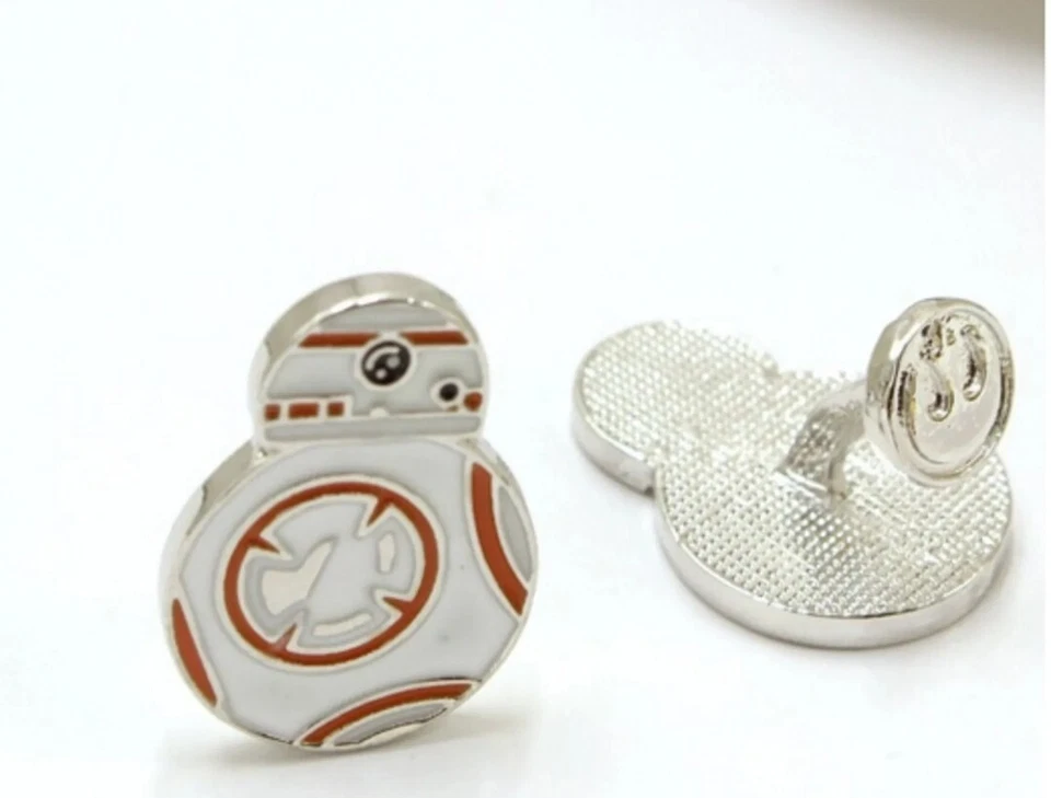 BB8 Star Wars Cufflinks, Gift - Wedding - Fast & Free Delivery - Image 2 of 3