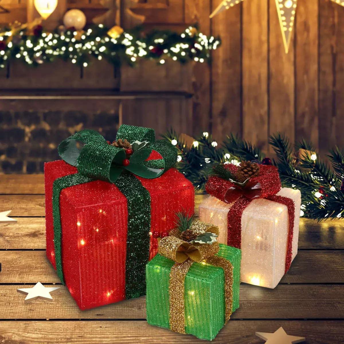 Light up 2024 christmas boxes