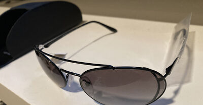 NWT Prada PR66VS - 1AB0A7 Sunglasses Black w / Grey Gradient  display picture 1