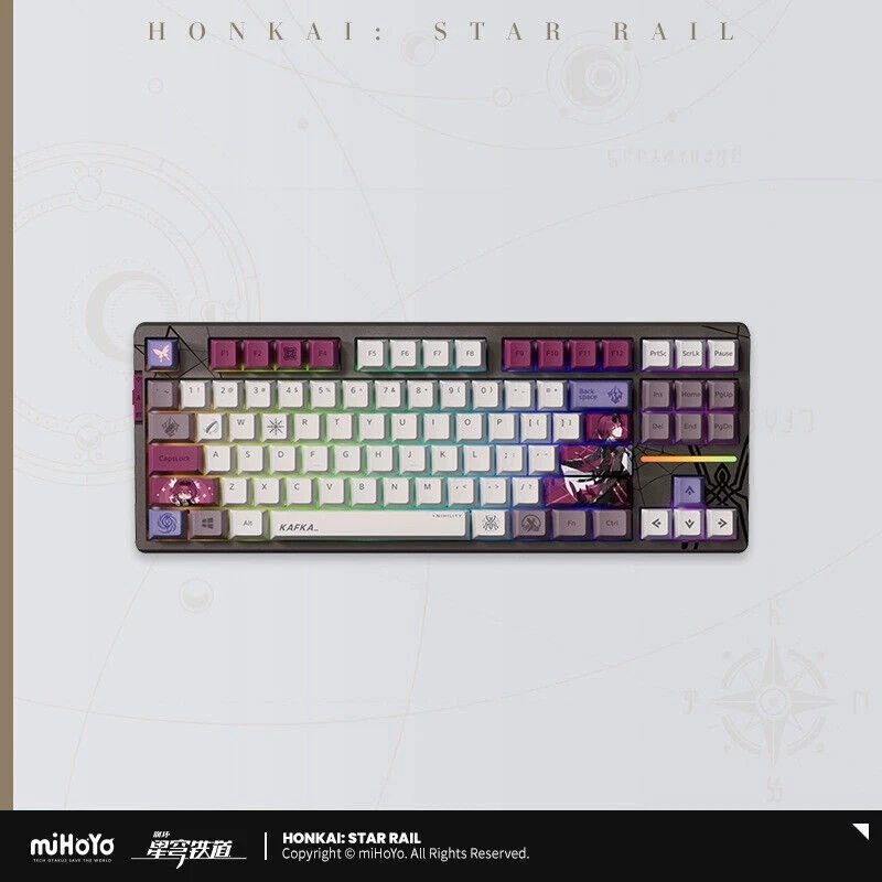 Official miHoYo Honkai: Star Rail Kafka Theme RGB Mechanical Keyboard 87/108Key - Image 4 of 4