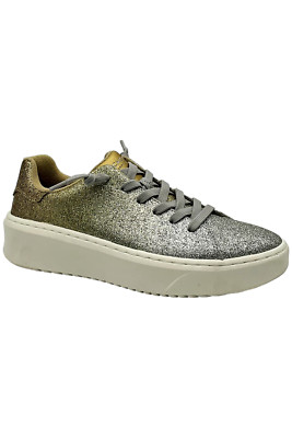 Skechers x Jane Glitter Court Break Sneakers Enchanted Glitz Silver