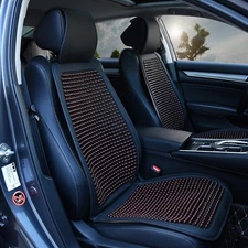 Blueshyhall Cooling Wooden Beaded Car Seat Cover Comfortable Massage Support ...
