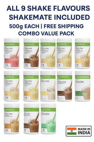 Formula 1 Shake Mix All Flavours + ShakeMate | 500g Each | Meal Kit Combo Set
