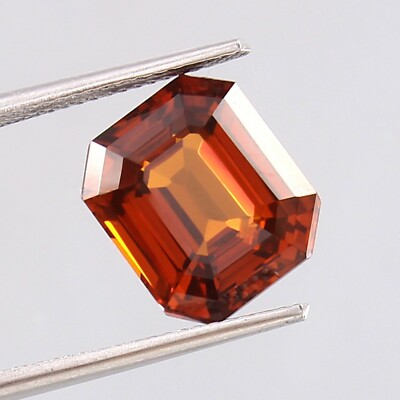 Natural Flawless Ceylon Fancy Brown Spinel Radiant Cut Loose Gemstone 7.80 Ct