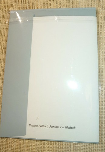 Jemima Puddleduck Beatrix Potter notelets + envs 20 pack, folded A6 blank gift - Picture 3 of 3