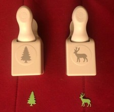 Martha Stewart Craft Punches DEER Reindeer or CHRISTMAS TREE