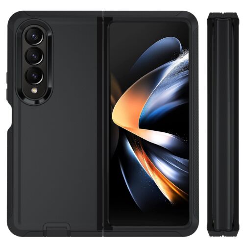 Für Samsung Galaxy Z faltbar 4 Hülle, stoßfest strapazierfähig Gürtelclip Defender Case - Bild 2 von 6