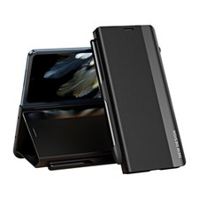 For OnePlus Open Shockproof Leather Rugged Case with Stylus Pen + Pen Holder