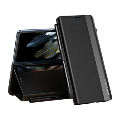 For OnePlus Open Magnetic Leather Flip Stand Case with Stylus Pen + Pen Holder