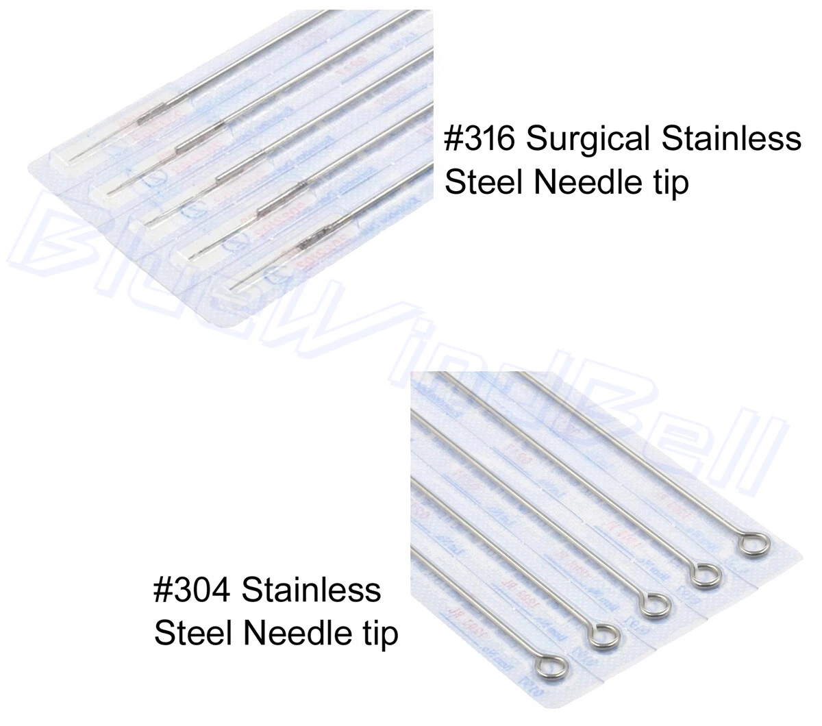 100pcs Disposable Sterile Tattoo Needles Mix Size 3/5/7/9RL, 5/7/9RS,  5/7/9M1 image 2