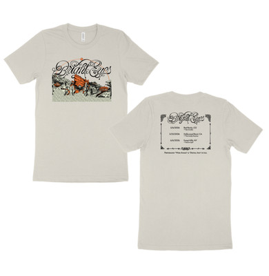 Bright Eyes tour 2026 Anniversary Tour Merch, T-shirt Reprint
