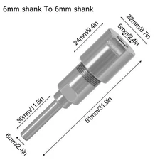Router Bit Adaptor Building For Engraving Machine Hardware Power Tools