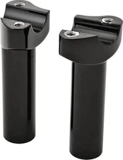 HD Black Forged Straight Handlebar Risers 4.5 Rise Dyna Low Rider Conv 93