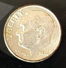1946-P Roosevelt Dime 90% Silver 10c US Coin Phila. Mint Circulated Low Shipping