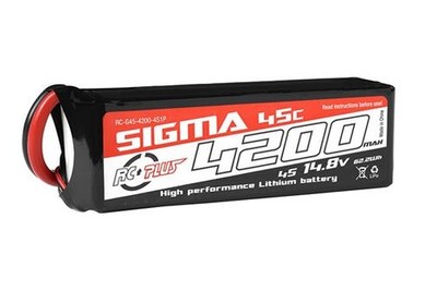 RC Plus Li-Po Akku Sigma 45C 4200 mAh 4S1P 14.8V XT-60 / RC-G45-4200-4S1P
