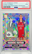2025 Donruss WNBA Sonia Citron RC Franchise Features Diamond Lazer SP PSA 9🔥