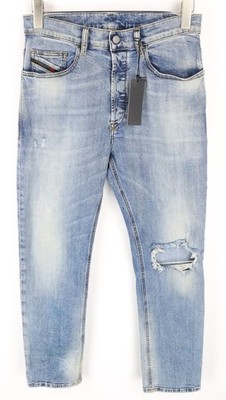 DIESEL D-Eetar 087AV Herren Jeans W28/L32 Carrot Tapered Blau Baumwolle Stretch *