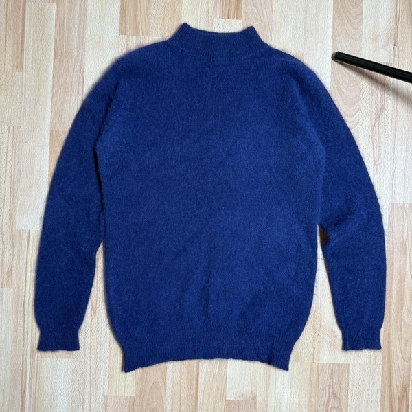 Women Joie de Vivre Sweater Navy Angora 36