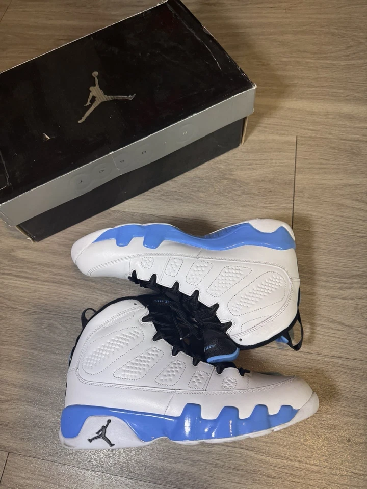 Nike Air Jordan 9 Retro 2010 Azul Polvo Talla 9 302370-103 Foto 2 de 4