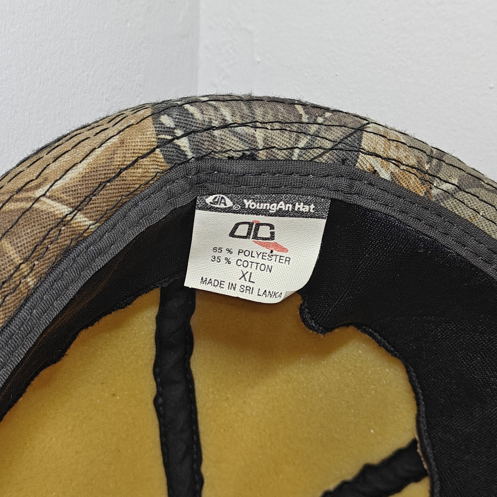 Vintage RealTree YoungAn Camo Hunting Bucket Hat - Size XL