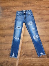 KANCAN Youth Girls Signature High Rise Slim Fit Ankle Skinny Jeans, Size 16 EUC