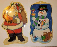The Paper Magic Group Santa & Snowman Plastic USA Made