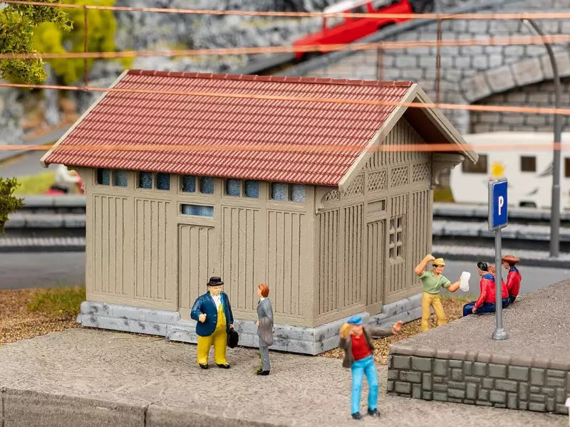 FALLER 120307 Toilettes de gare HO 1/87 maquette de bâtiment ferroviaire historique