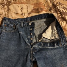 Vintage 1992 90s Levi  s 501 Made In USA Straight Leg Men  s Jeans 30x33