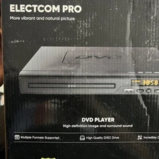 Electcom Pro DVD Player For TV Home Theater (Black)