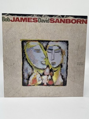 BOB JAMES DAVID SANBORN DOUBLE VISION 12'' LP VG VINYL RECORD WARNER 1986