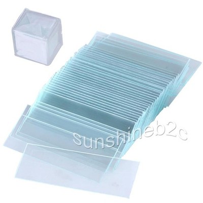 50+100 Stück Mikroskop Objektträger 76*25mm und Quadratisches Deckgläser 18*18mm