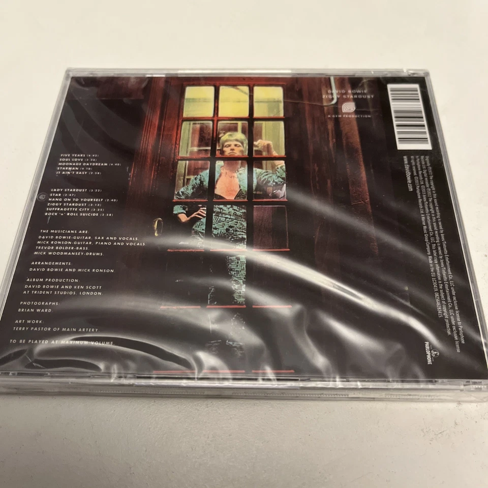 The Rise & Fall of Ziggy Stardust & The Spider from Mars Bowie CD New seale 2012 Foto 2 de 3