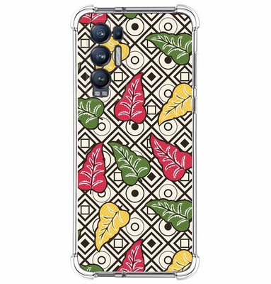 Cover Silicone Anti Colpi per Oppo Find X3 Neo 5G Disegno Acquerello 04