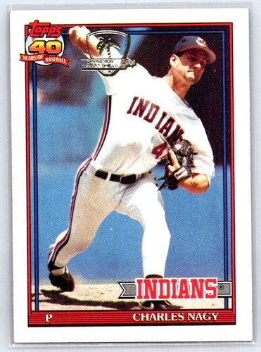 Charles Nagy #466 1991 Topps Desert Shield card