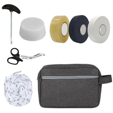8 In 1 Hockey Tape Bag with Hockey Accessories,Loaded Accessory Bag with 3 Ro...