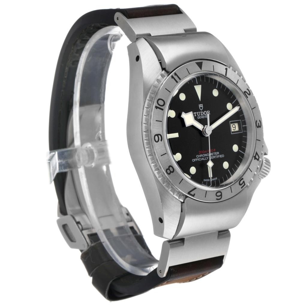 Tudor Black Bay P01 Steel Black Dial Mens Watch 70150 View 3
