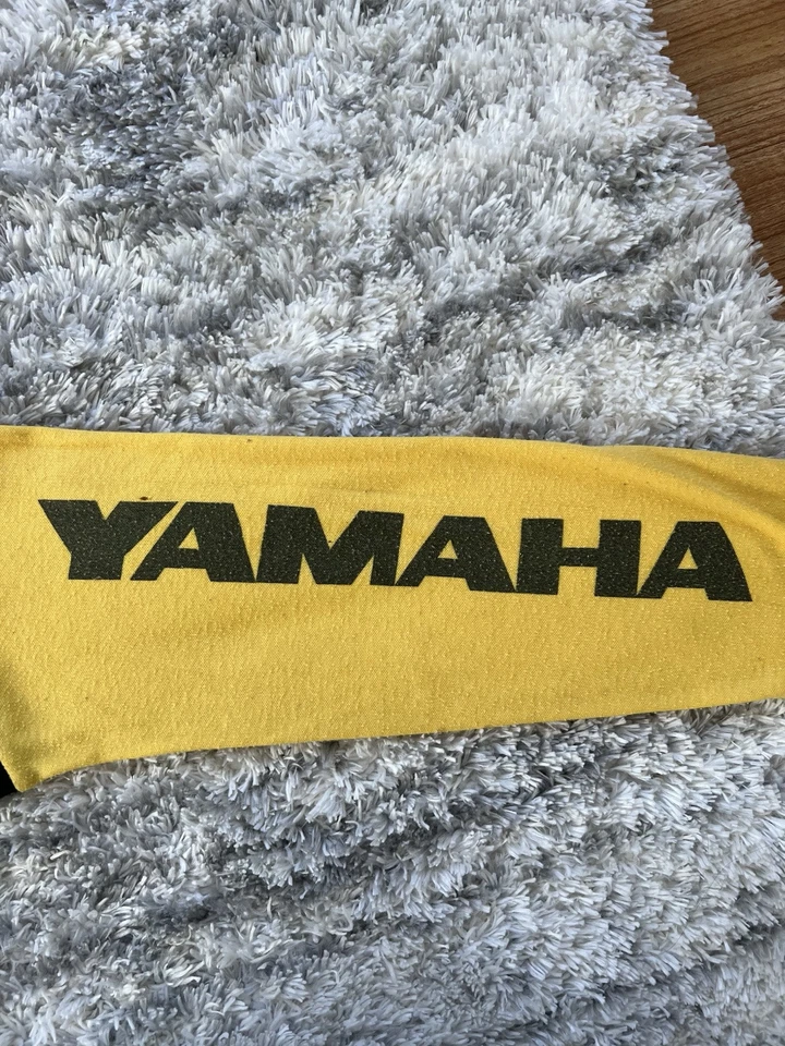 Camisa de manga larga Yamaha años 70 vintage de algodón RARA etiquetada L 17,5 X 26 Foto 4 de 4