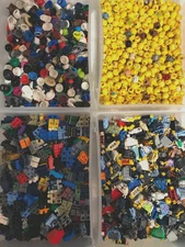 LEGO Lot 50 Random Torsos, Heads, Legs & Hats! 200 parts Total Create 50 Figures