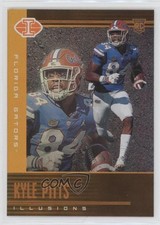2021 Panini Chronicles Draft Picks Illusions Orange Kyle Pitts #118 08ne