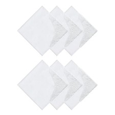 Women's Cotton Handkerchiefs 100 Cotton with Embroidery Wedding Hankies