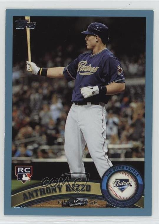 2011 Topps Update Wal-Mart Blue Anthony Rizzo #US55 Rookie RC 7xr