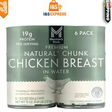 Member's Mark Premium Chunk Chicken Breast 12.5 oz., 6 ct. Free Ship