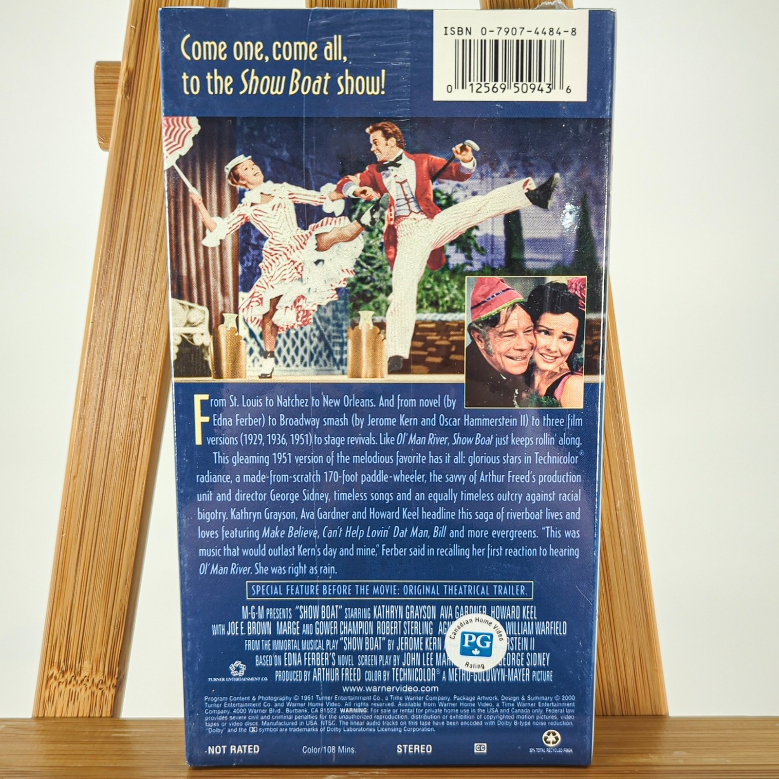 Show Boat Sealed VHS New Kathryn Grayson Ava Gardner Howard Keel image 2