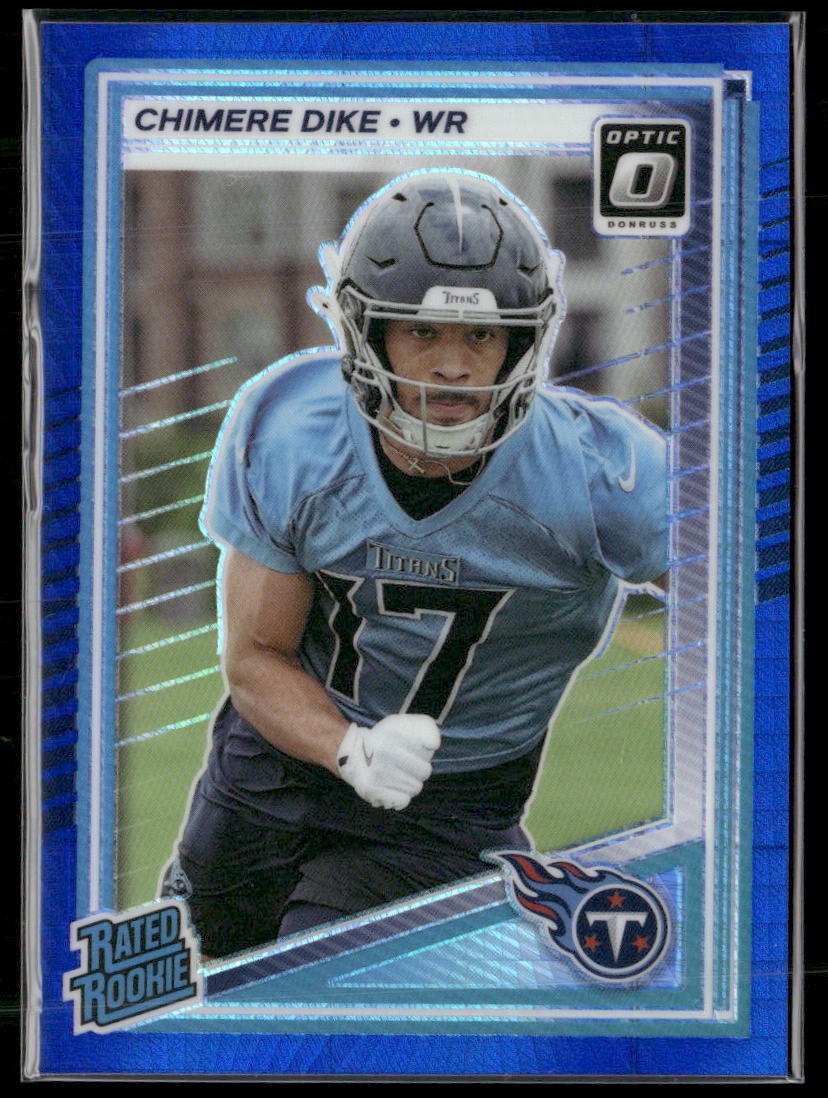 2025 Donruss Optic #269 Chimere Dike Blue Hyper