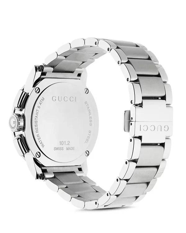 Gucci G-Chrono YA101204 Men’s 44mm Black Dial Swiss Quartz Watch Stainless - Image 3 of 4